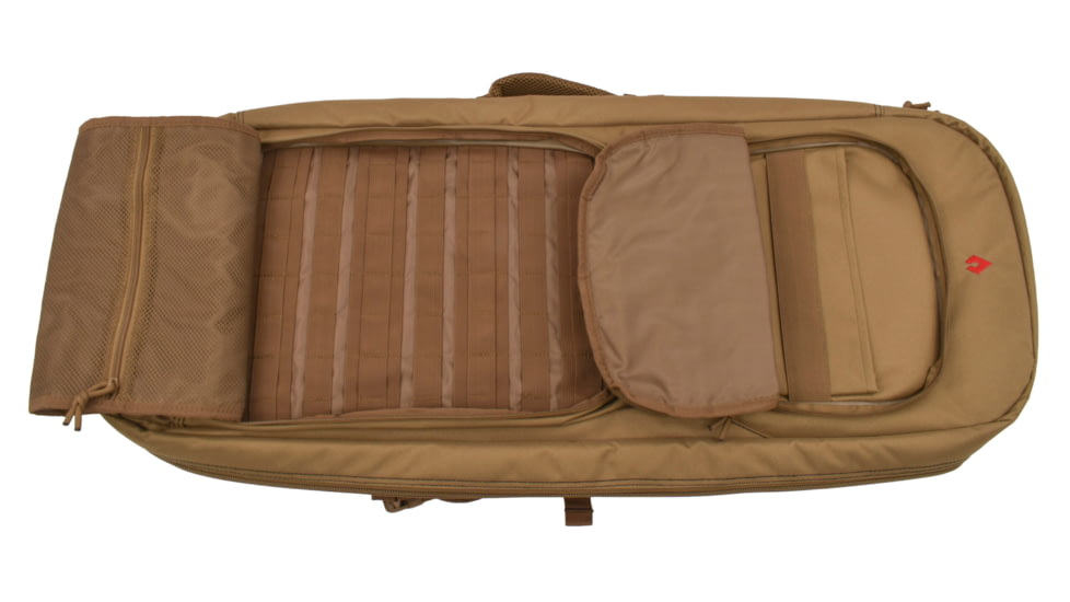 Advance Warrior Solutions Frame 36in Rifle Case w/ Backpack Strap, 600D Poly PVC, Tan/Black, FR36RBP-TN//BL