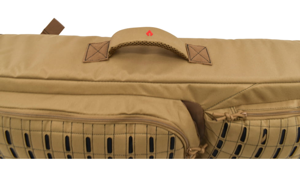 Advance Warrior Solutions Frame 36in Rifle Case w/ Backpack Strap, 600D Poly PVC, Tan/Black, FR36RBP-TN//BL