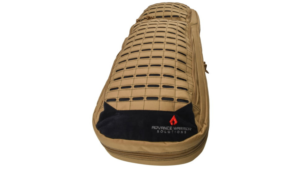 Advance Warrior Solutions Frame 36in Rifle Case w/ Backpack Strap, 600D Poly PVC, Tan/Black, FR36RBP-TN//BL