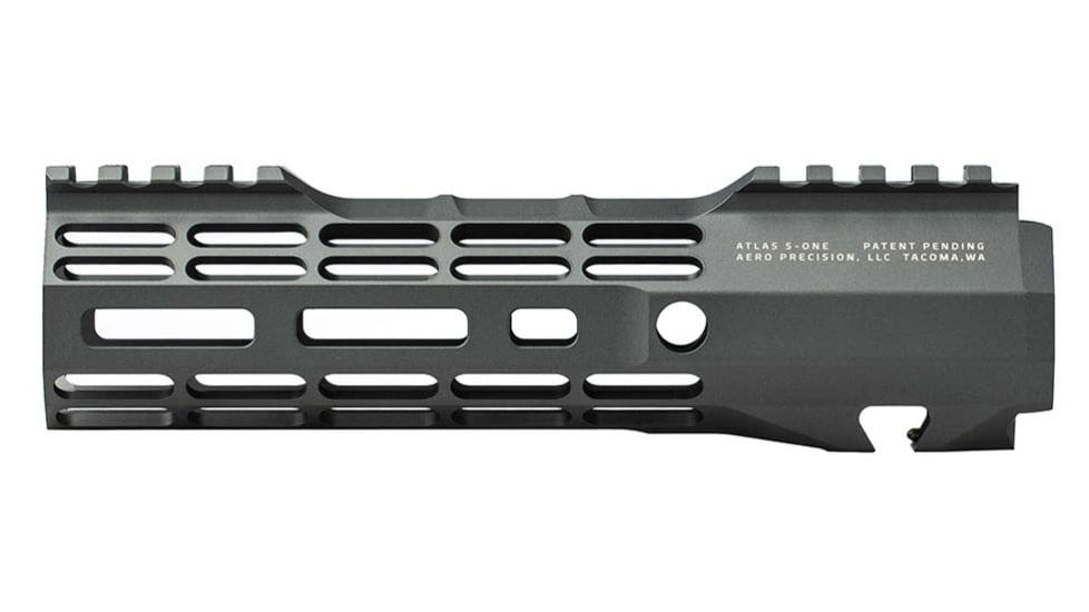 Aero Precision AR15 ATLAS S-ONE M-LOK Handguard, 7.3in, Sniper Grey, APRA500161A