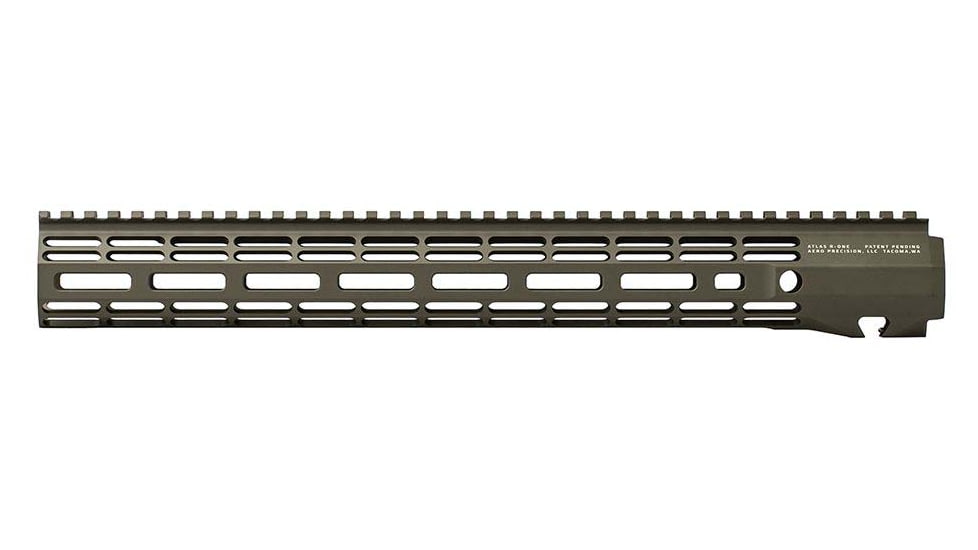 Aero Precision Atlas R-One MLOK Handguard, AR15, Cerakote, OD Green, 15 in, APRA501402A
