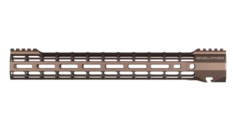 Aero Precision M5 ATLAS S-ONE M-LOK Handguard, M5, 15in, Slim Profile, Kodiak Brown, APRA538217A