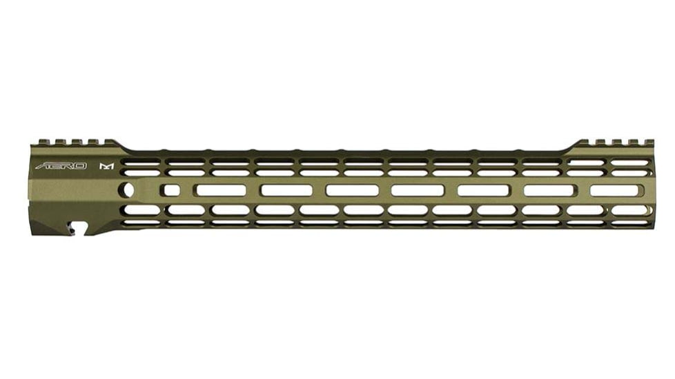 Aero Precision M5 ATLAS S-ONE M-LOK Handguard, AR Platform, 15in, Slim Profile, OD Green, APRA538172A