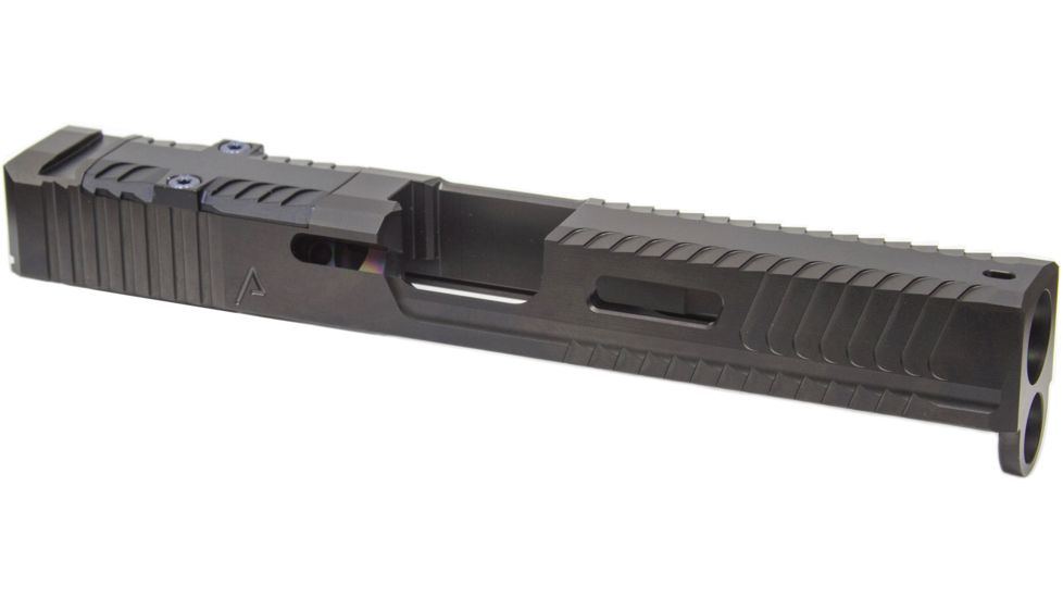Agency Arms Peacekeeper Stripped Precut Glock 19 Pistol Slide, Gen 3 Compatible, Black, G19G3-PK-SL