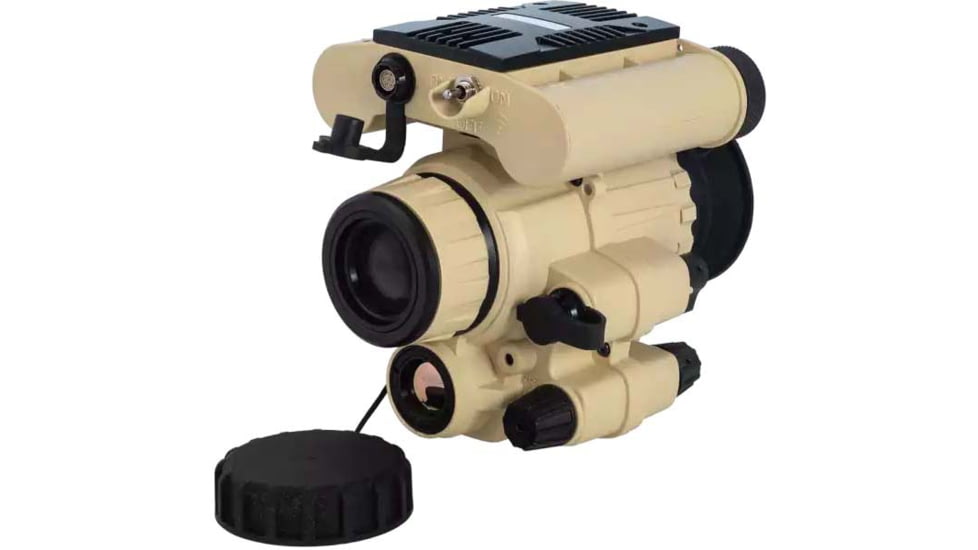 AGM Global Vision F14-3APW Fusion Night Vision and Thermal Monocular, 640x512, 50 Hz, Mil-Spec Elbit or L3 Gen 3 FOM 2000 Plus, P45-White Phosphor IIT, Sand, 7152522121012F14