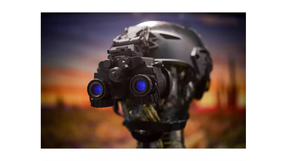 AGM Global Vision NVG-50 3APW Advanced Performance Dual Tube Night Vision Goggle/Binocular 51 Degree FOV, FOM1600-2000 Gen 3 Plus, Auto-Gated, P45 White Phosphor, Black, 4.4 4.6 2.9, 14NV5123474111