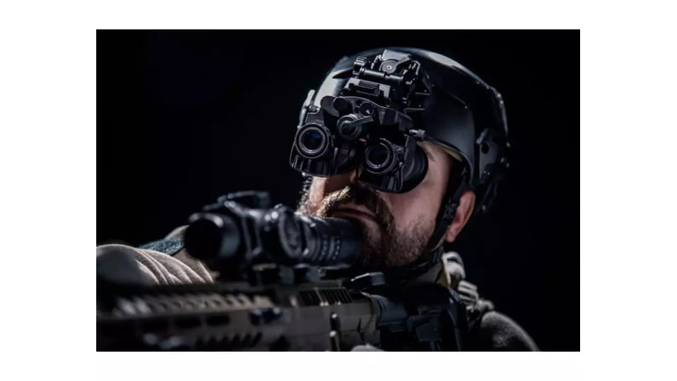 AGM Global Vision NVG-50 3APW Advanced Performance Dual Tube Night Vision Goggle/Binocular 51 Degree FOV, FOM1600-2000 Gen 3 Plus, Auto-Gated, P45 White Phosphor, Black, 4.4 4.6 2.9, 14NV5123474111