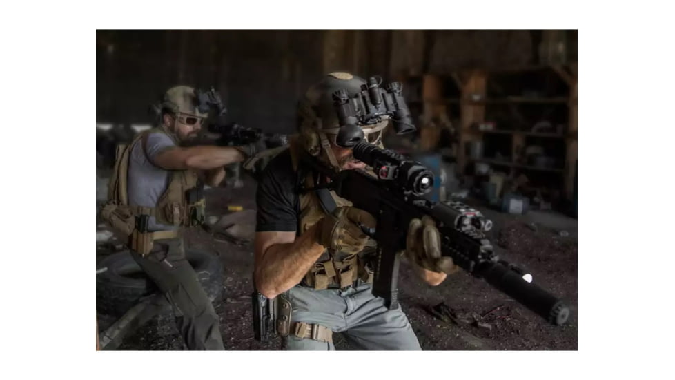 AGM Global Vision NVG-50 3APW Advanced Performance Dual Tube Night Vision Goggle/Binocular 51 Degree FOV, FOM1600-2000 Gen 3 Plus, Auto-Gated, P45 White Phosphor, Black, 4.4 4.6 2.9, 14NV5123474111