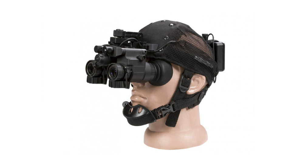 AGM Global Vision NVG-50 3APW Advanced Performance Dual Tube Night Vision Goggle/Binocular 51 Degree FOV, FOM1600-2000 Gen 3 Plus, Auto-Gated, P45 White Phosphor, Black, 4.4 4.6 2.9, 14NV5123474111
