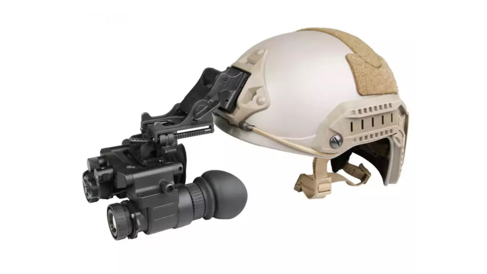 AGM Global Vision NVG-50 3APW Advanced Performance Dual Tube Night Vision Goggle/Binocular 51 Degree FOV, FOM1600-2000 Gen 3 Plus, Auto-Gated, P45 White Phosphor, Black, 4.4 4.6 2.9, 14NV5123474111