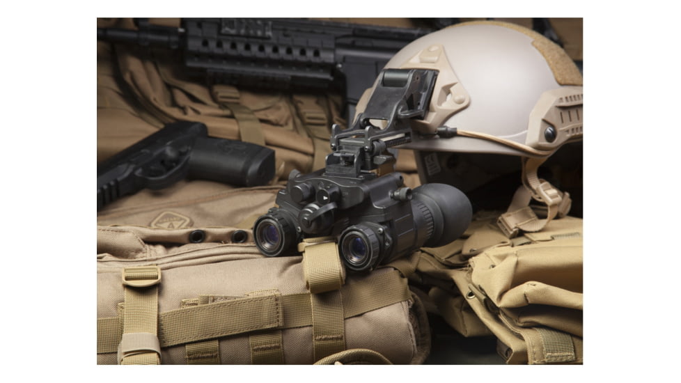 AGM Global Vision NVG-50 3APW Advanced Performance Dual Tube Night Vision Goggle/Binocular 51 Degree FOV, FOM1600-2000 Gen 3 Plus, Auto-Gated, P45 White Phosphor, Black, 4.4 4.6 2.9, 14NV5123474111