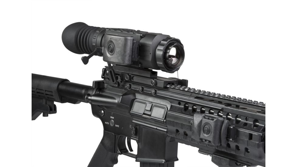 AGM Global Vision Python Short Range 1.2x25mm Thermal Imaging Rifle Scope, 336x256 60 Hz Resolution, Black 3093455004PY21
