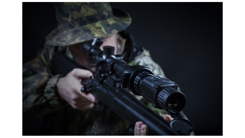 AGM Global Vision Rattler TC35-384 Compact Thermal Imaging Rifle Scope, 1x35mm, 384x288, 50 Hz, Black, 6.03 2.46 2.33, 3092456005TC31