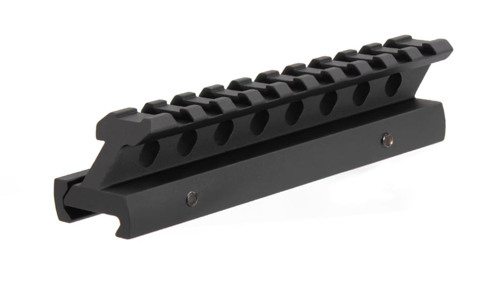 AIM Sports Inc 3/4In High, 5In Lomg Riser Mount, Black, Small, MT012M