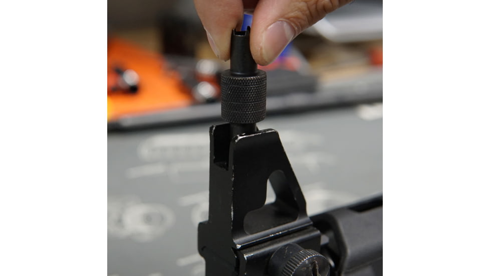 AIM Sports Inc A1 &amp; A2 Front Sight Adjustment Tool-4 &amp; 5 Prong, Black, Small, PJA12