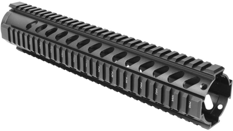 AIM Sports Inc Rifle-Length AR Free Float Quad Rail- V3, Black, Large MT062, EDEMO4
