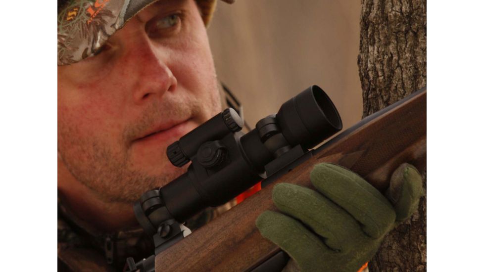 Aimpoint 9000SC Red Dot Reflex Sight, 2 MOA Dot Reticle, Black, Semi Matte, Anodized, 11417