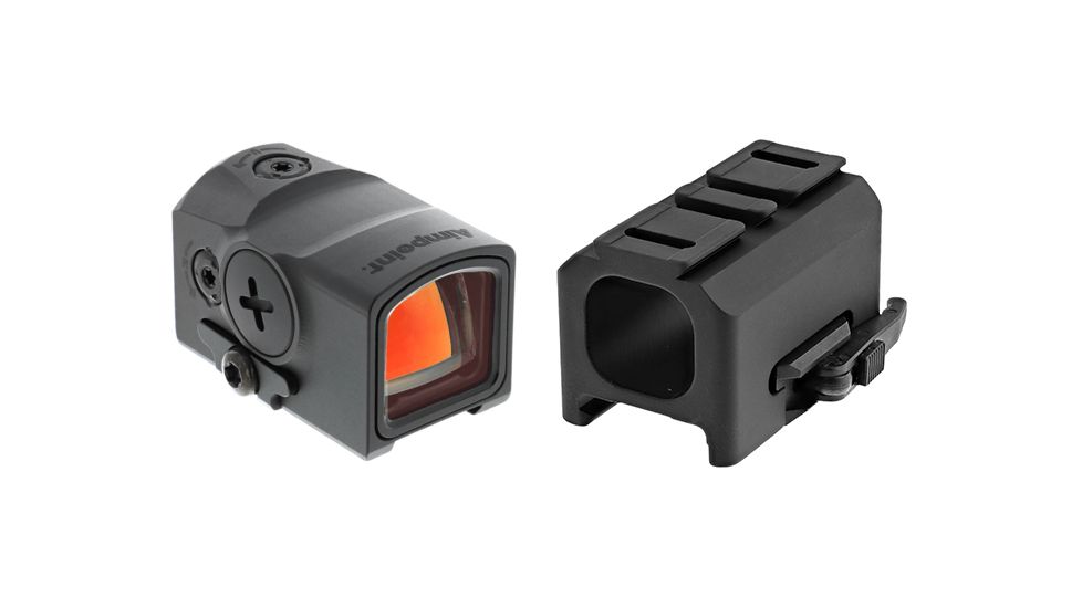 Aimpoint Acro P-1 Red Dot Reflex Sight, 3.5 MOA Dot Reticle, w/ QD Mount, Black, Semi Matte, Anodized, 200504-KIT4