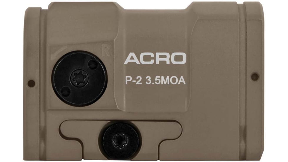Aimpoint ACRO P-2 Red Dot Reflex Sight, 3.5 MOA Dot Reticle, FDE, Hard Anodized, 200777