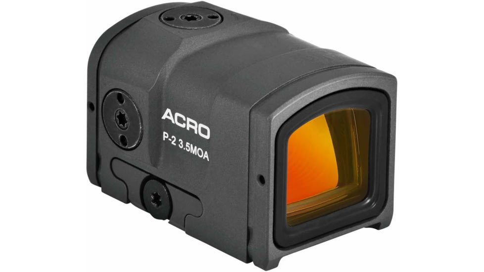 Aimpoint ACRO P-2 Red Dot Reflex Sight, 3.5 MOA Dot Reticle, Sniper Grey, Hard Anodized, 200871