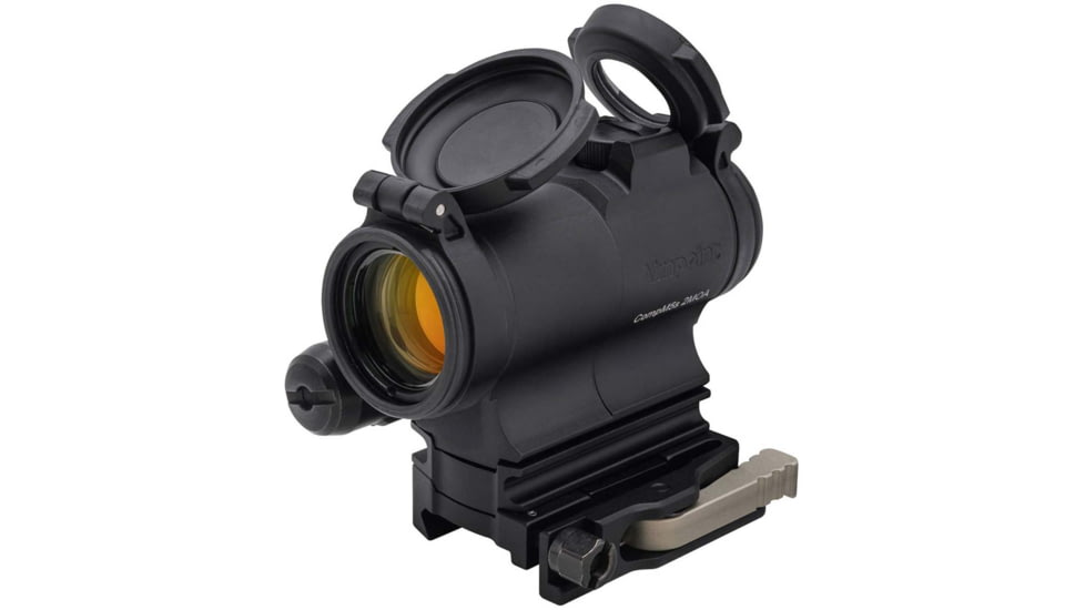 Aimpoint CompM5s Red Dot Reflex Sight, 2 MOA Dot Reticle, w/ LRP Mount &amp; Spacer, Black, Semi Matte, Anodized, 200500