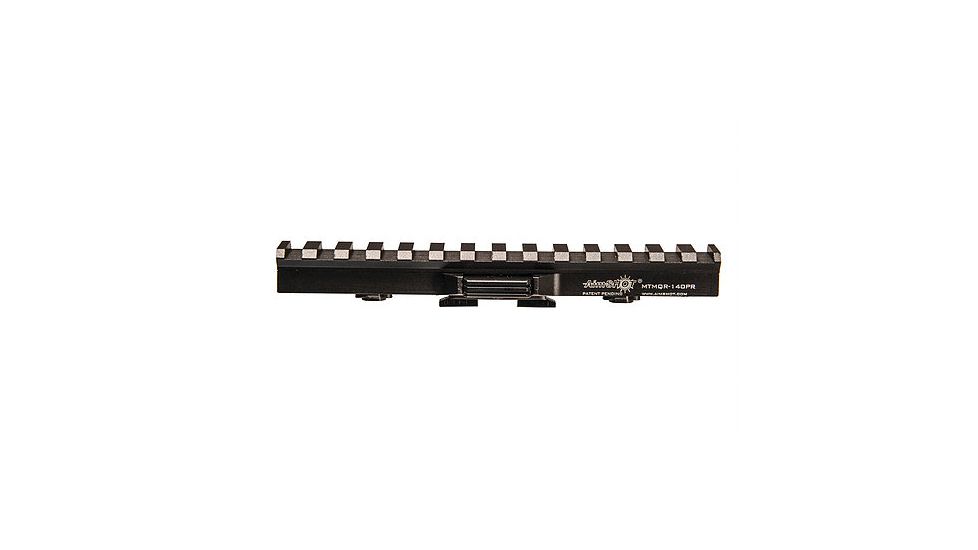 AimShot Quick Release M-LOK Adapter, Picatinny Rail, 140mm, Black MTMQR-140PR