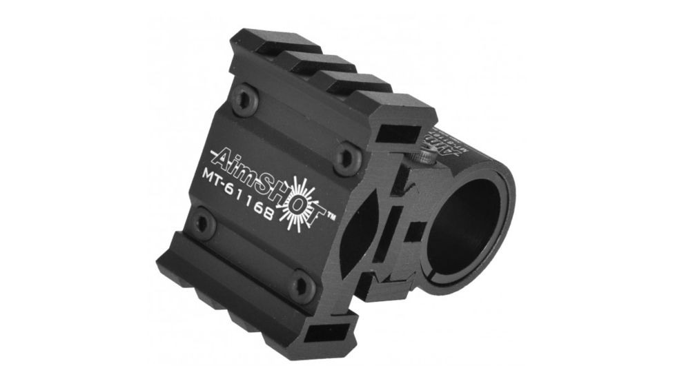 Tri-Rail/Rail Mount Combo Package,Anodized Matte Black