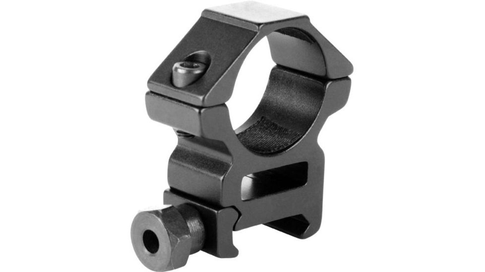 AimSports 1in. Weaver Rings/1 Screw-Medium, Black QW10N