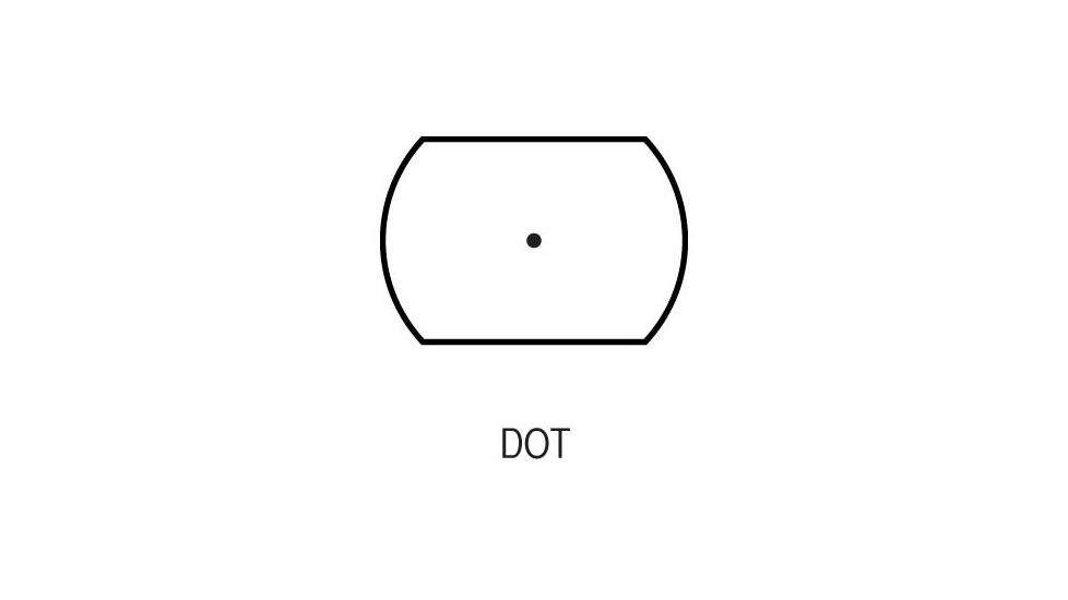 AimSports Red Dot Sight 4 Different Reticles, Black RT4-01