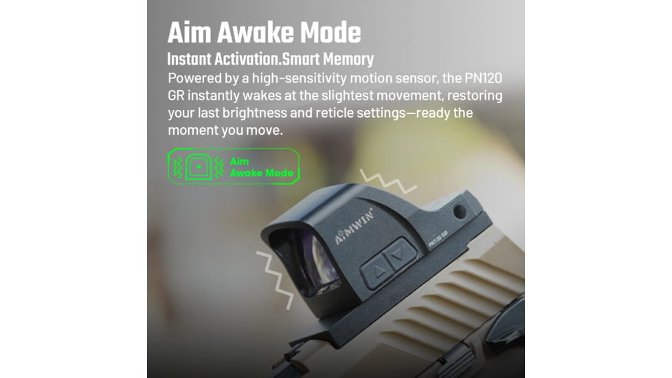 AIMWIN PN120 Green Dot Sight RMR Footprint