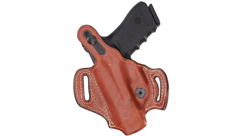 Aker Leather Model 168 Flatside Xr12 Holsters, Springfield Armory XD-S, Right, Plain, Tan, H168TPR-XDS