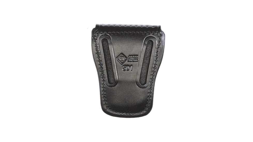 Aker Leather Aker - 501 Teardrop Shape Handcuff Case - A501-BW