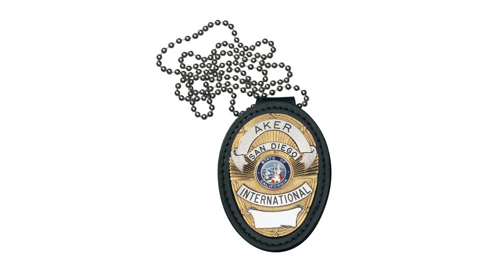 Aker Leather Aker - 691 Recessed Shield Badge Holder - A691-BP
