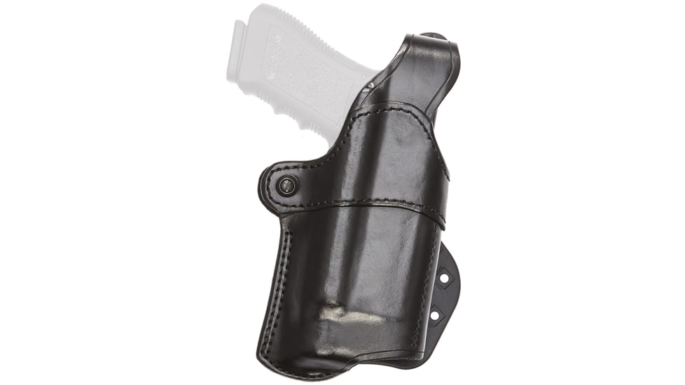 Aker Leather Model 267 Nightguard Paddle Holsters, Glock 20/Glock 21/Glock 29/Glock 30, Insight Technology M3, Right, Plain, Black, H267BPR-GL20M3