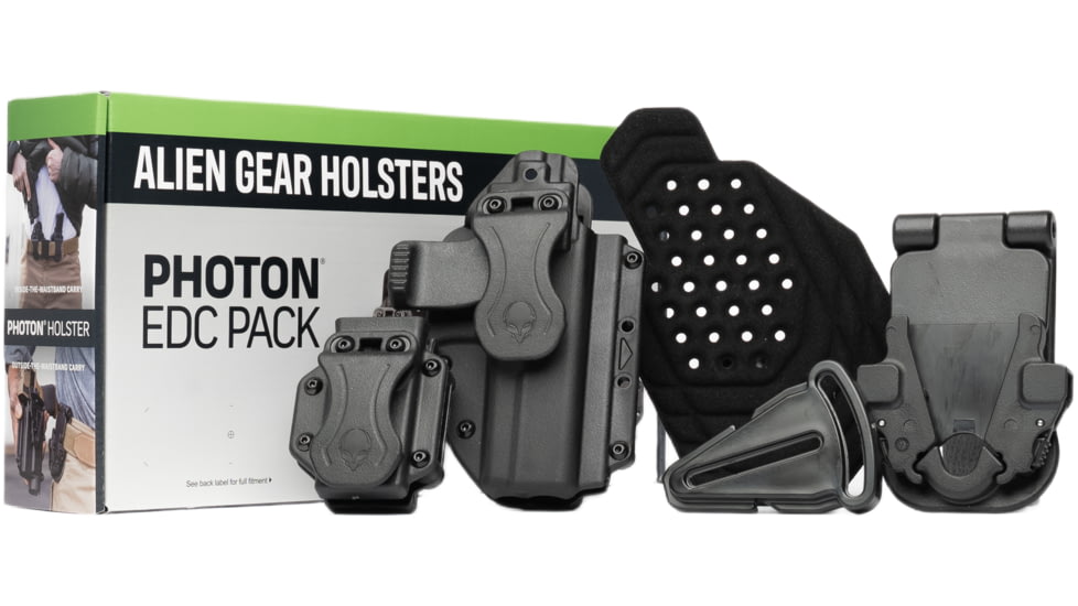 Alien Gear Holsters Photon EDC Pack Polymer Glock 19/19X/44/45/23/RXM/LTD19/MR920/XR920/ZEV0Z9C IWB Holster
