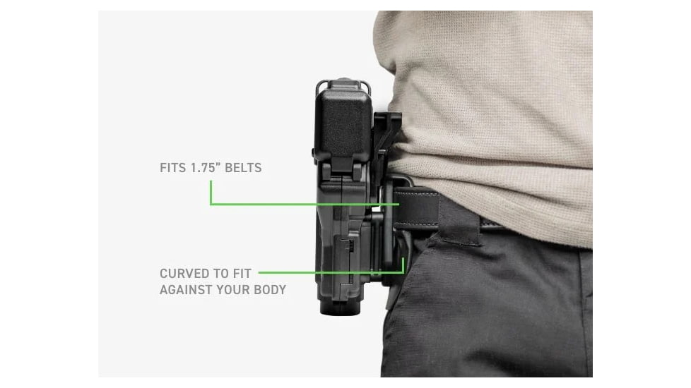 Alien Gear Holsters Rapid Force Expansion - Stanard Paddle - Black - Bag Packaging, Matte Black, RFX-PA-BK-B