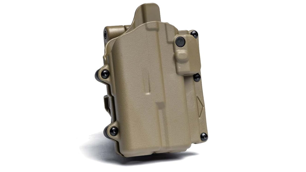 Alien Gear Holsters Rapid Force Level 2 Polymer OWB Belt Holster, Glock 17/17 MOS/47/47 MOS Gen 1-6 22 Gen 1-4, Left Hand, Compact Light, Tan, R2-B-0601-TN-LH-CL-A0-B