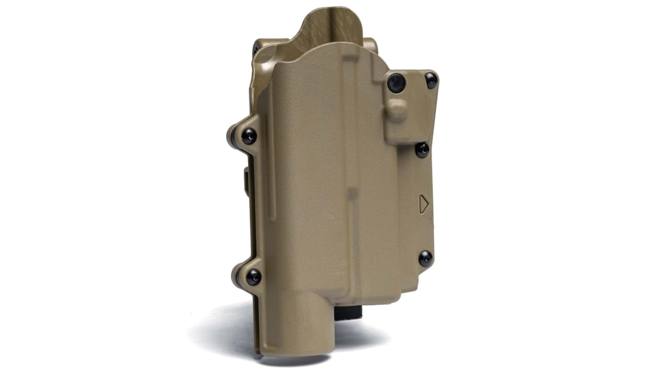 Alien Gear Holsters Rapid Force Level 2 Polymer OWB Belt Holster, Glock 19/19X/19 MOS/17/17 MOS/44/45/45 MOS/47/47 MOS Gen 1-6, 22/23 Gen 1-4, Left Hand, No Axon, Tan, R2-B-0057-TN-LH-LL-A0-B