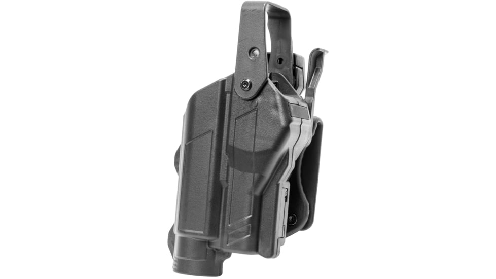 Alien Gear Holsters Rapid Force Mid Ride Belt Slide Holster Light Bearing Level III with QDS, Sig P320/M17 9mm/40, Left, Black, Matte, One size, 193858754468