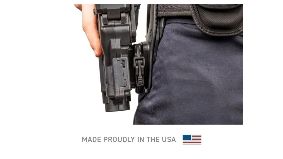 Alien Gear Holsters Rapid Force - Quick Disconnect System - Black - Bag Packaging, Matte Black, RFPT-QD-BK-B