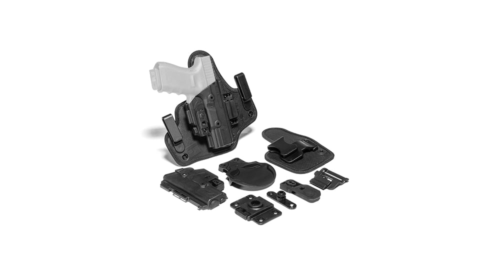 Alien Gear Holsters ShapeShift TPE/Neoprene OWB/IWB Holster, Springfield Hellcat , Right Hand, Black, No Light, SSHK-0985-RH-D