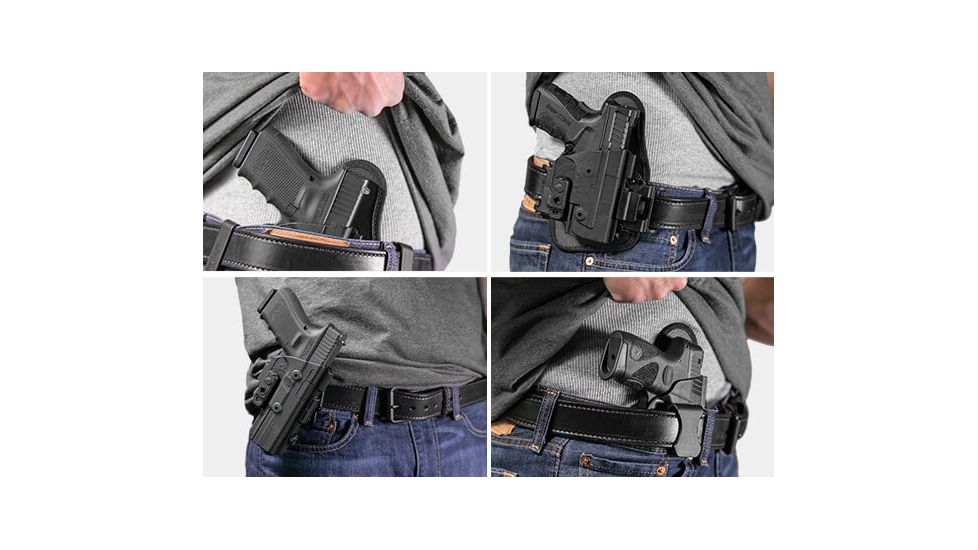 Alien Gear Holsters Shapeshift Core Carry Pack Holster, Taurus PT111 Millennium G2, 1.5in Belt Slide, Right, Black, SSHK-0435-RH-C-15-XXX