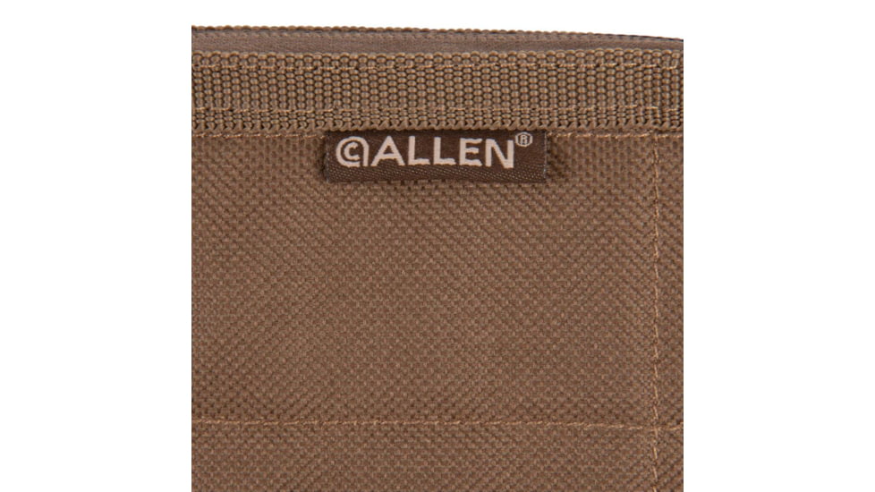 Allen Girls With Guns Polyester Highland Shotgun Case w/Lockable Zipper and D-ring, 52in Long, Foam Padding, Brass Hardware, Brown, 1104-52