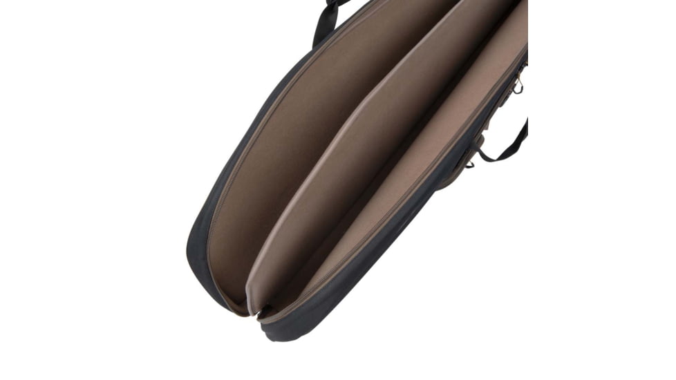 Allen Tower Double Endura Fabric Rifle Case w/Lockable Zipper, 50in Length, Brushed Interior Lining, Adjustable Strap, Carrying Handles, Black, 123-50