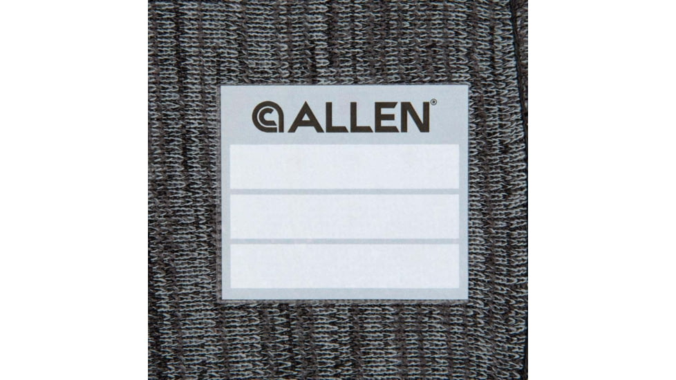 Allen Stretch Knit Gun Sock w/Writeable ID Label, Gray, 14in, 13170