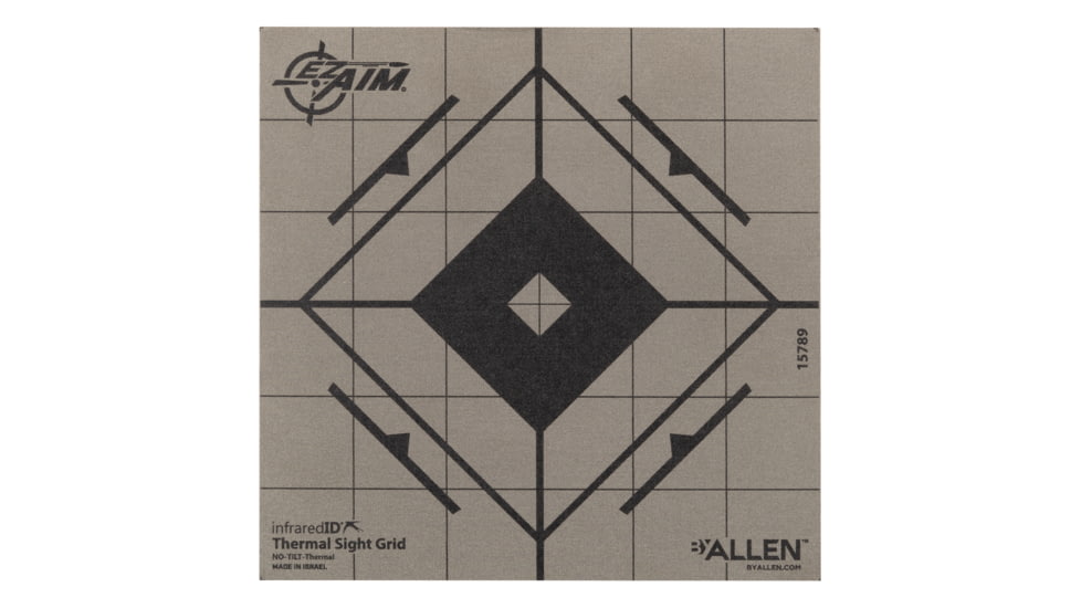 Allen EZ Aim 6in Thermal Sight Grid Target, Grey, 15789