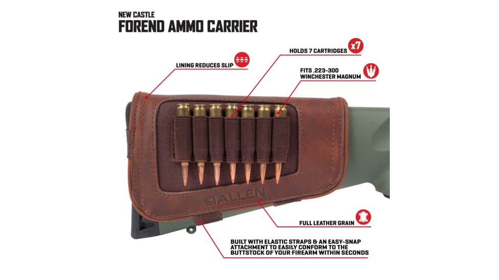 ALLEN 8517 NEW CASTLE BUTTSTOCK CARTRIDGE CARRIER
