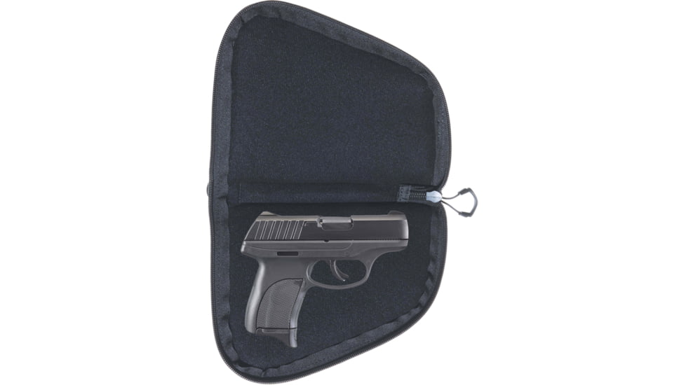 Allen Auto-Fit 2.0 Compact Handgun Case, Black, 8.25 in x 6.25 in, 7753