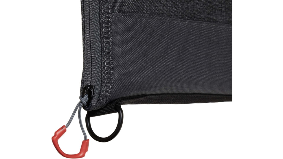 Allen Auto-Fit 2.0 Deluxe Handgun Case, Heather Gray/Red, 12 in x 8 in, 7757