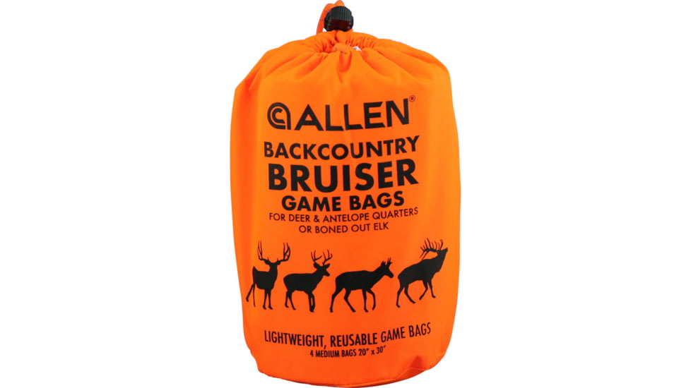 Allen Backcountry Bruiser Deer Game Bag Set, Orange, Polyester, 4 Bags, 6591